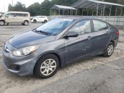 Salvage cars for sale at Savannah, GA auction: 2013 Hyundai Accent GLS