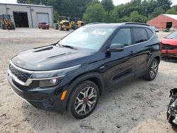 Salvage cars for sale at Mendon, MA auction: 2021 KIA Seltos S