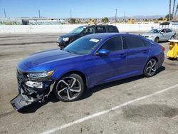 Honda salvage cars for sale: 2019 Honda Accord Sport