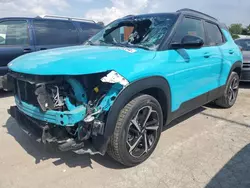 Salvage cars for sale at Bridgeton, MO auction: 2022 Chevrolet Trailblazer RS