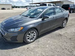 Salvage cars for sale at Temple, TX auction: 2020 Ford Fusion SE