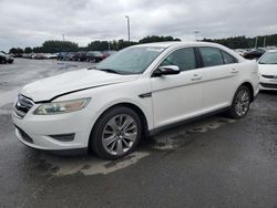 Salvage cars for sale at East Granby, CT auction: 2010 Ford Taurus Limited