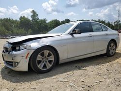 Salvage cars for sale at Waldorf, MD auction: 2012 BMW 528 I