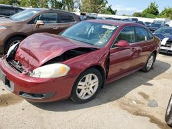 Chevrolet salvage cars for sale: 2011 Chevrolet Impala LT