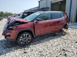 Jeep salvage cars for sale: 2022 Jeep Compass Limited