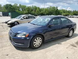 Salvage cars for sale from Copart Columbus, OH: 2013 Volkswagen Passat S