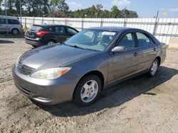 Toyota salvage cars for sale: 2003 Toyota Camry LE