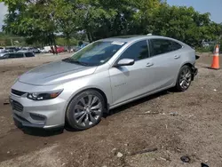 Salvage cars for sale at Baltimore, MD auction: 2016 Chevrolet Malibu Premier