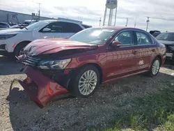 Salvage cars for sale at Chicago Heights, IL auction: 2016 Volkswagen Passat SE