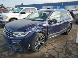 2022 Volkswagen Tiguan SEL R-Line en venta en Woodhaven, MI