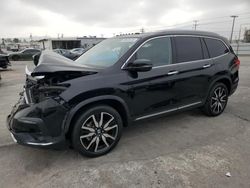 Salvage cars for sale at Sun Valley, CA auction: 2019 Honda Pilot Touring