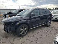 Salvage cars for sale at Dyer, IN auction: 2016 Dodge Journey Crossroad