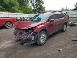 Salvage cars for sale at Center Rutland, VT auction: 2015 Subaru Outback 2.5I Premium