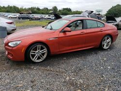 Salvage cars for sale at Hillsborough, NJ auction: 2014 BMW 650 I Gran Coupe