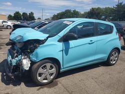 Chevrolet salvage cars for sale: 2021 Chevrolet Spark LS