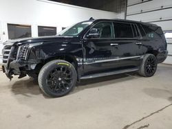 Salvage cars for sale at Blaine, MN auction: 2020 Cadillac Escalade ESV Luxury