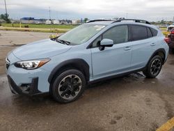 Salvage cars for sale at Woodhaven, MI auction: 2021 Subaru Crosstrek Premium