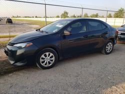 Toyota Corolla l salvage cars for sale: 2019 Toyota Corolla L