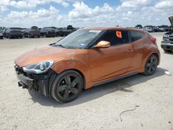 Salvage cars for sale at San Antonio, TX auction: 2015 Hyundai Veloster Turbo