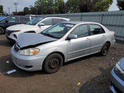 Salvage cars for sale at New Britain, CT auction: 2008 Toyota Corolla CE