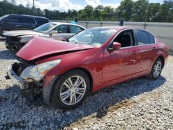 Salvage cars for sale at Ellenwood, GA auction: 2013 Infiniti G37 Base