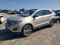 Salvage cars for sale at West Warren, MA auction: 2017 Ford Edge Titanium