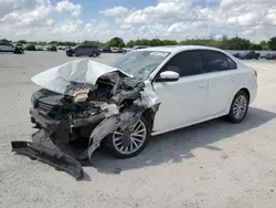 Salvage cars for sale at San Antonio, TX auction: 2013 Volkswagen Jetta TDI