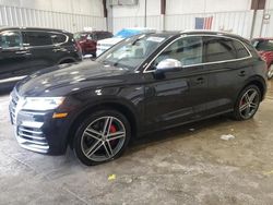 Salvage cars for sale at Franklin, WI auction: 2018 Audi SQ5 Premium Plus