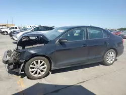 Salvage cars for sale at Grand Prairie, TX auction: 2012 Volkswagen Jetta SE