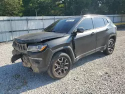 Salvage cars for sale at Greenwell Springs, LA auction: 2020 Jeep Compass Trailhawk