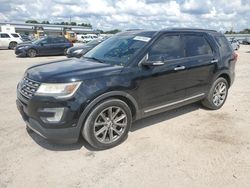 Salvage cars for sale at Harleyville, SC auction: 2016 Ford Explorer Limited