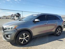 Salvage cars for sale at North Las Vegas, NV auction: 2016 KIA Sorento EX