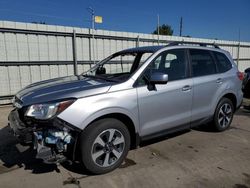 Subaru salvage cars for sale: 2018 Subaru Forester 2.5I Premium