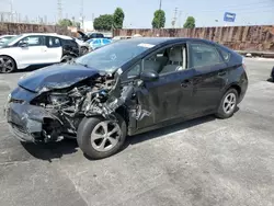 Salvage cars for sale at Wilmington, CA auction: 2015 Toyota Prius