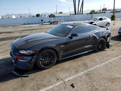 Salvage cars for sale at Van Nuys, CA auction: 2019 Ford Mustang GT