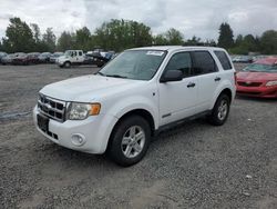 Salvage cars for sale at Portland, OR auction: 2008 Ford Escape HEV