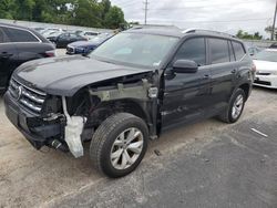 Volkswagen salvage cars for sale: 2019 Volkswagen Atlas S