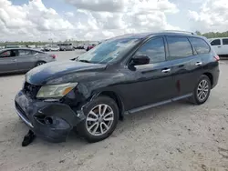 Salvage cars for sale at Houston, TX auction: 2014 Nissan Pathfinder S