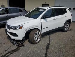 Salvage cars for sale at Exeter, RI auction: 2024 Jeep Compass Latitude