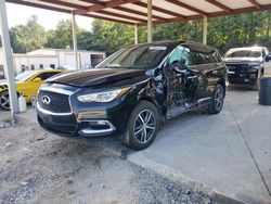 Salvage cars for sale at Hueytown, AL auction: 2018 Infiniti QX60