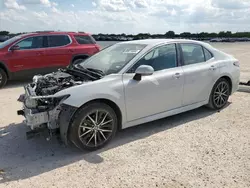 Salvage cars for sale at San Antonio, TX auction: 2024 Toyota Camry SE Night Shade