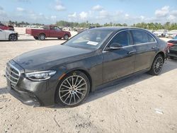 Salvage cars for sale at Houston, TX auction: 2021 Mercedes-Benz S 580 4matic