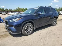 Salvage cars for sale at Florence, MS auction: 2020 Toyota Highlander Hybrid XLE