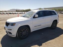 Salvage cars for sale at Las Vegas, NV auction: 2019 Jeep Grand Cherokee Overland