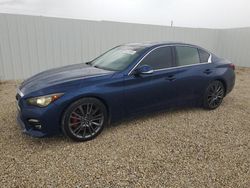 Salvage cars for sale at Arcadia, FL auction: 2017 Infiniti Q50 RED Sport 400