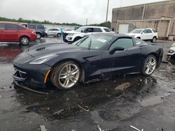 Chevrolet salvage cars for sale: 2015 Chevrolet Corvette Stingray 1LT