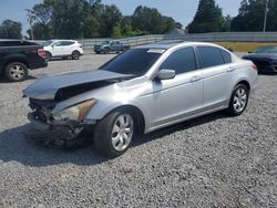 Salvage cars for sale at Gastonia, NC auction: 2008 Honda Accord EXL