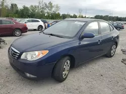 Salvage cars for sale at Leroy, NY auction: 2010 Hyundai Elantra Blue