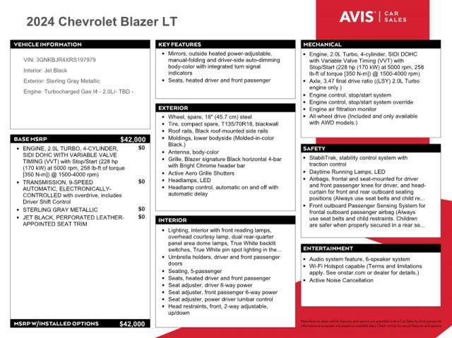 2024 Chevrolet Blazer 3LT