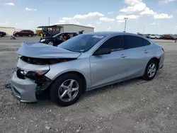 Chevrolet salvage cars for sale: 2018 Chevrolet Malibu LS